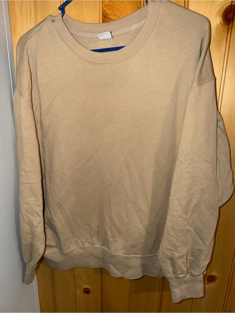 J.o& co Beige Crewneck Women’s Sweater- Size M